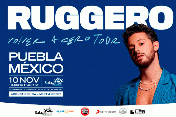 RUGGERO 'VOLVER A CERO'